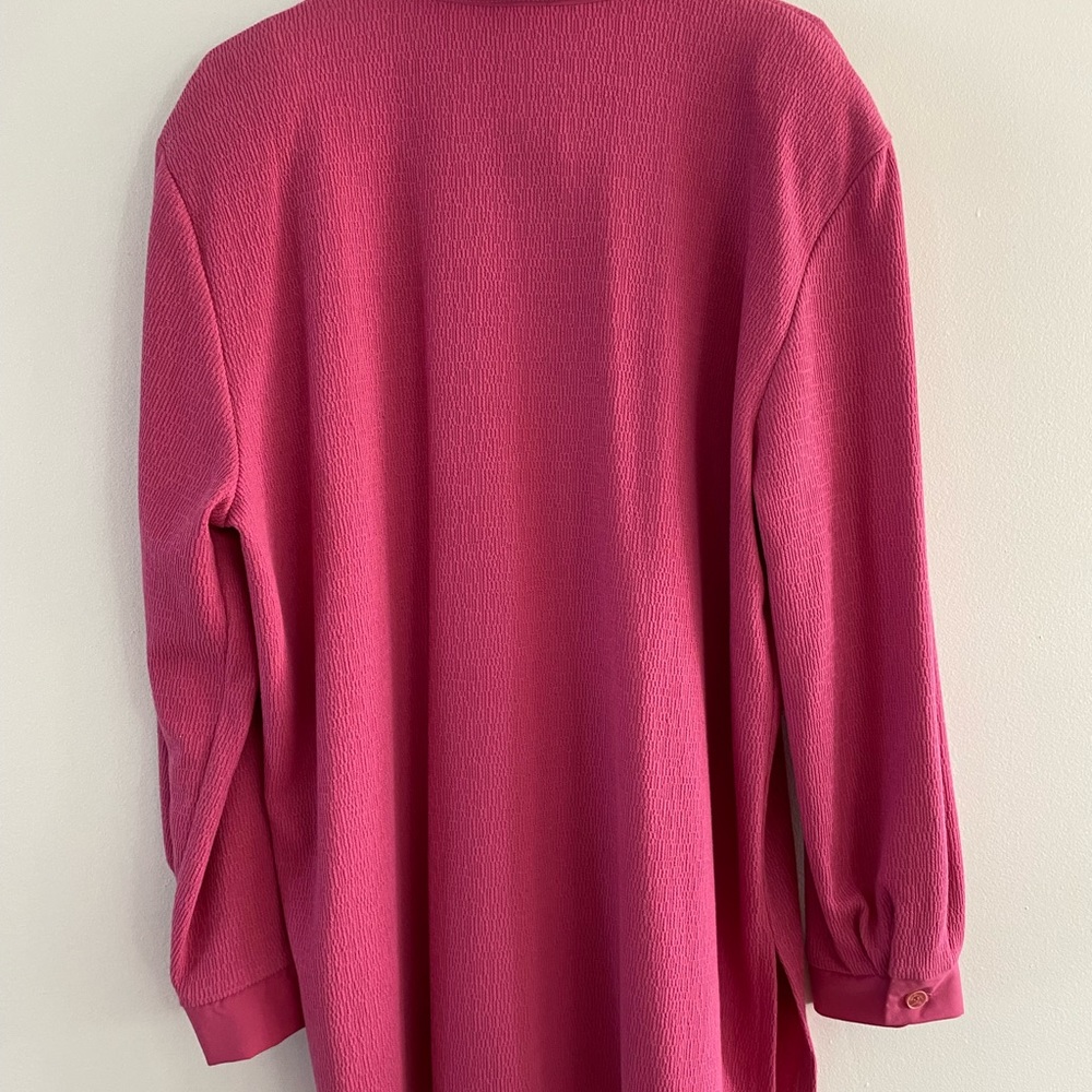 SOLD ELSEWHERE - Vintage Barbie Hot Pink Button-up Blouse - Picture 3 of 8
